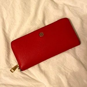Tory Burch red wallet